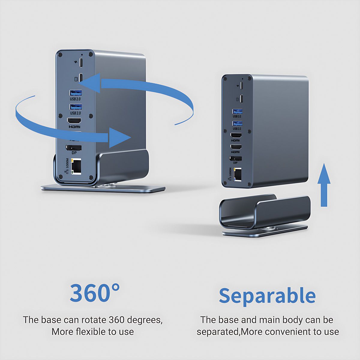 VALUE USB-C Docking Station 16in1, HDMI/DP 4K60, Gigabit Ethernet, USB-A, USB-C, PD, SD/microSD, Audio