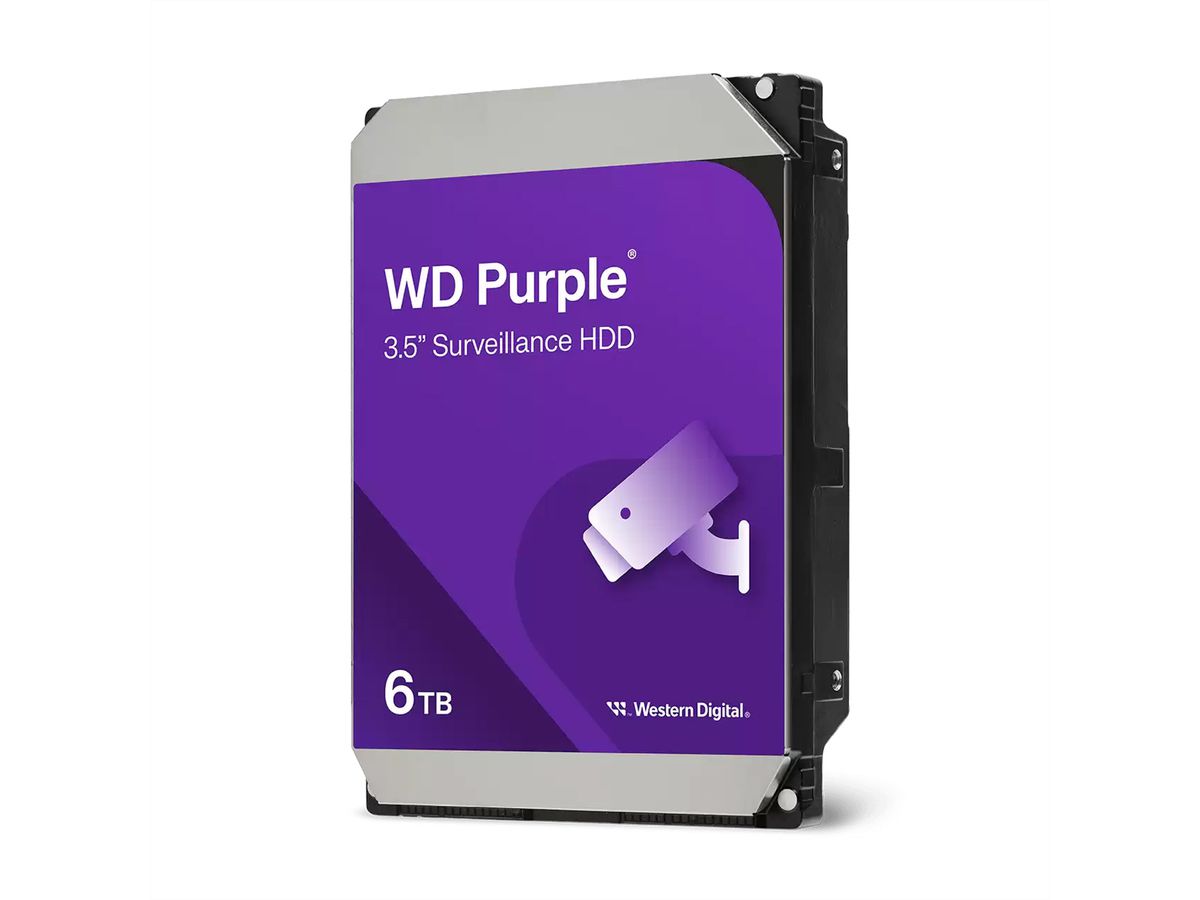 Western Digital Disque dur WD purple 3.5" pouces, 6 To