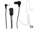 Alecto Écouteurs intra-auriculaires DUO FRH-10, Noir