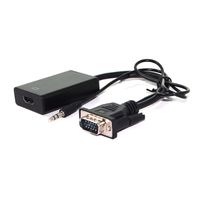 VALUE Adaptateur VGA+Audio vers HDMI, 0,15 m