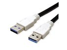 BACHMANN Câble USB 3.2 Gen 1 Type A-A, noir, 3 m
