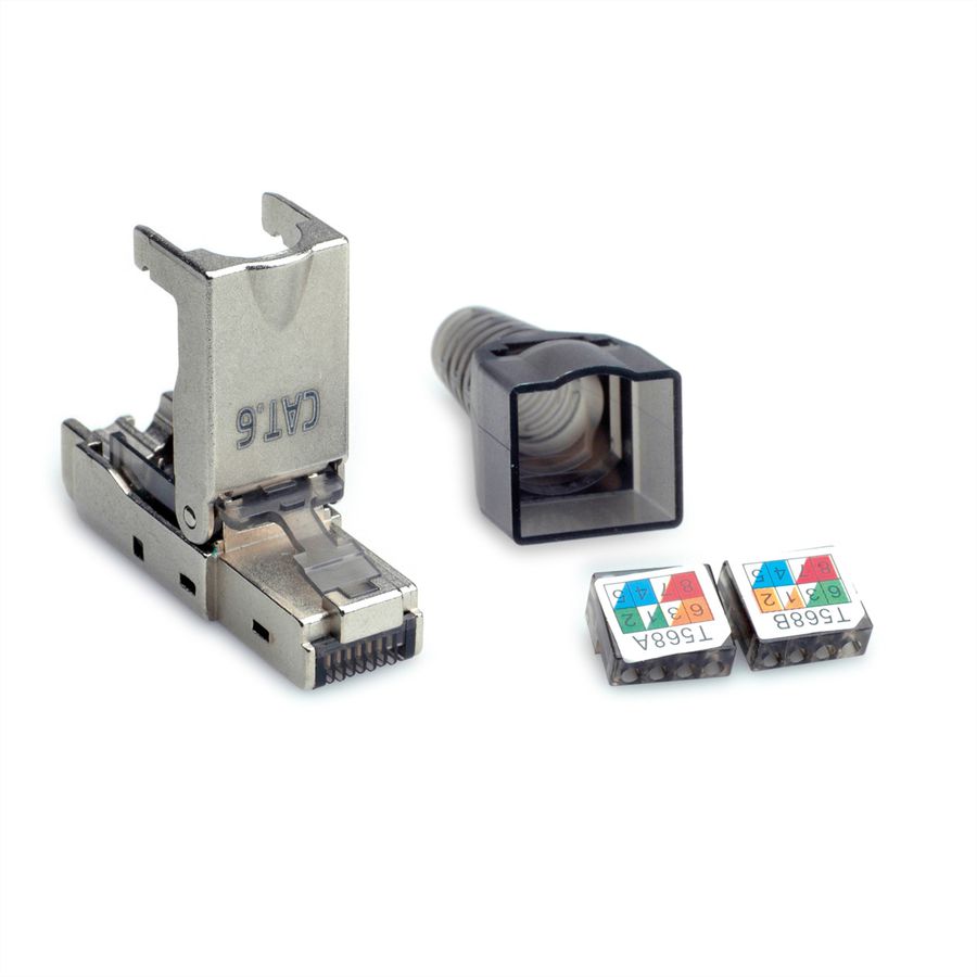 VALUE Connecteur RJ-45 à confectionner, Cat.6 (Classe E), STP