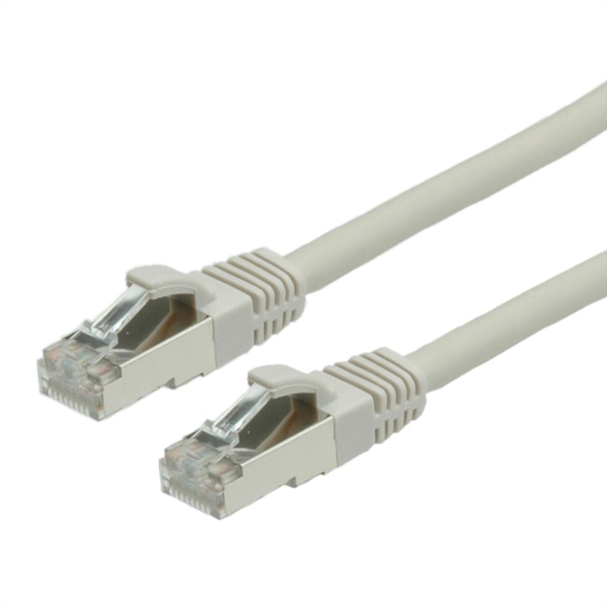 Cordon VALUE Cat.6 (Classe E) S/FTP LSOH, gris, 2 m