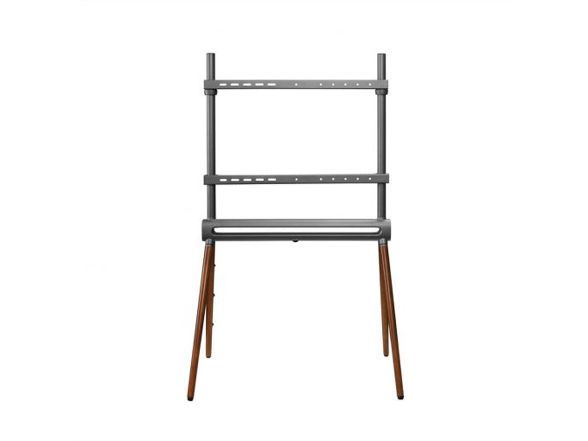 Hagor Système de stand Elia Studio Shine Wood, système de stand autonome, noir/gris