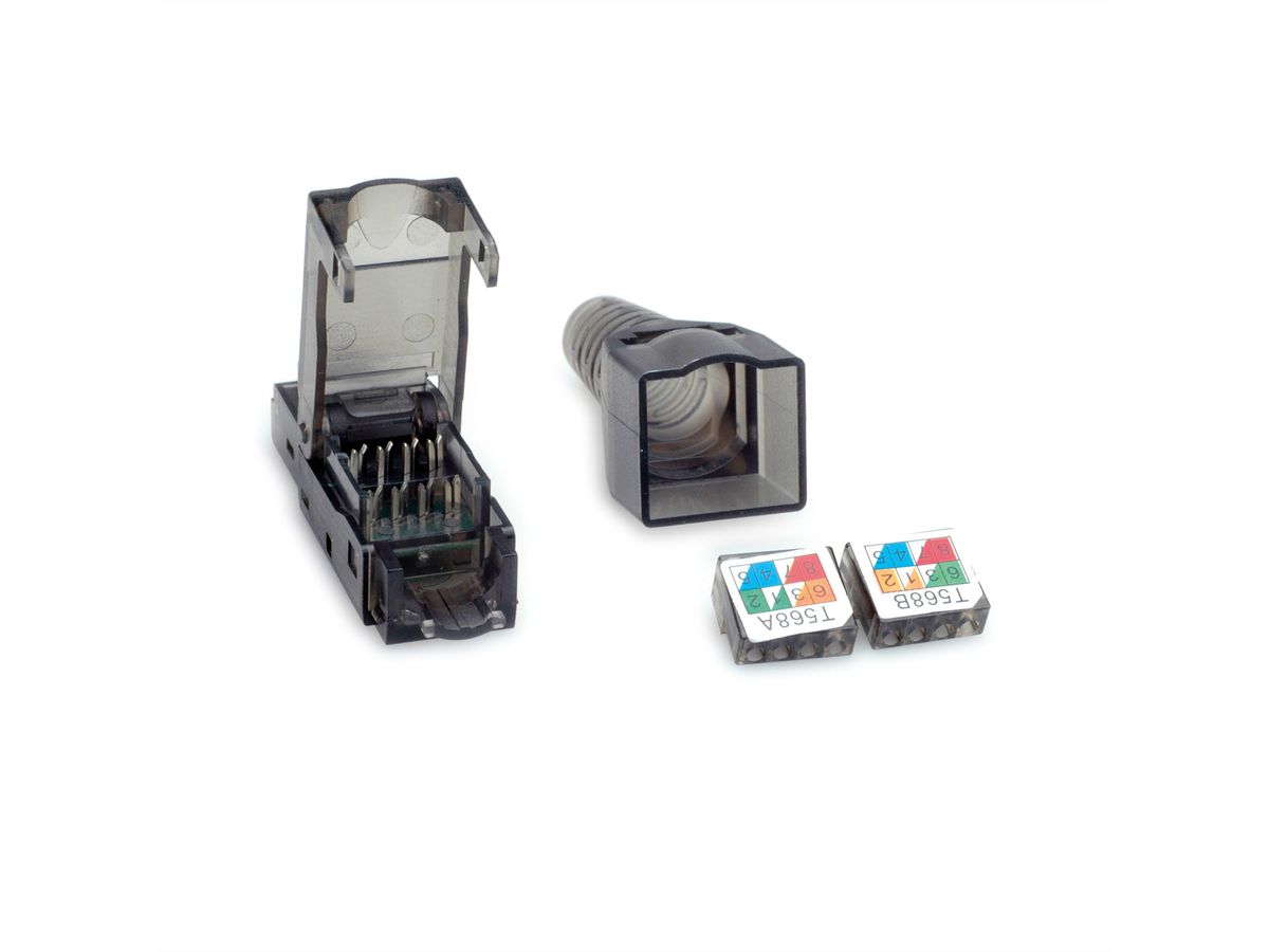 VALUE feldkonfektionierbarer RJ-45 Stecker Cat.6 (Class E), UTP