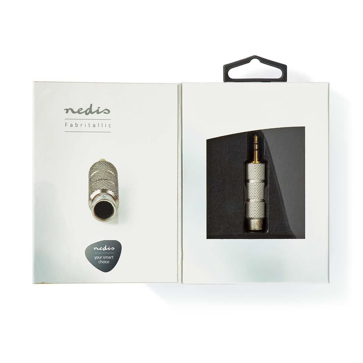 Nedis Stereo-Audio-Adapter 3.5mm ST zu 6.35mm BU