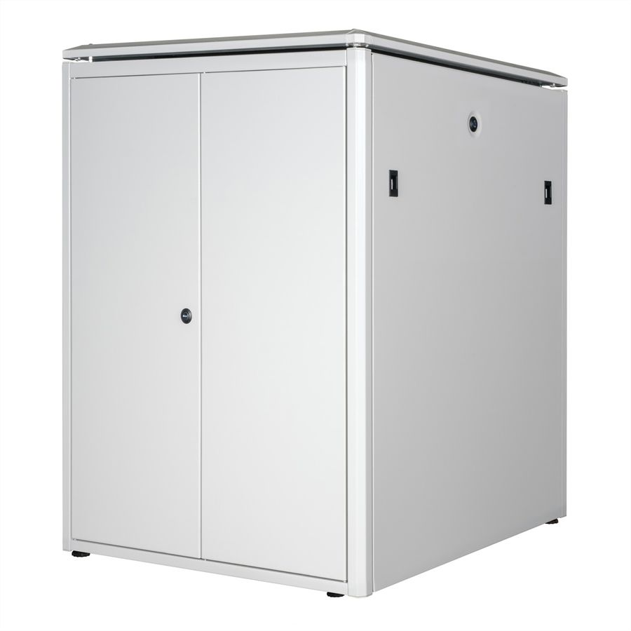 ROLINE 19-Zoll Netzwerkschrank Pro 22 HE, 800x800 BxT Glastür grau