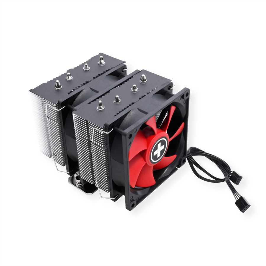 Xilence M504D AMD et Intel Ventirad, 2x 92mm PWM Ventilateur, 180W TDP