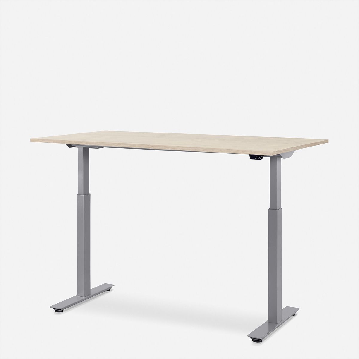 WRK21 Schreibtisch Smart 180 x 80 cm, Höhenverstellbar, Mandal Ahorn / Grau