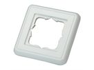 TELEGÄRTNER Abdeckrahmen 80 x 80 mm, 1-fach, alpinweiss
