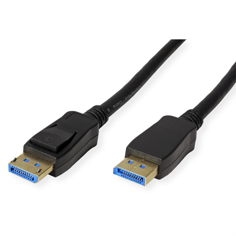 ROLINE DisplayPort Kabel, v2.0, DP ST - ST, schwarz, 1 m