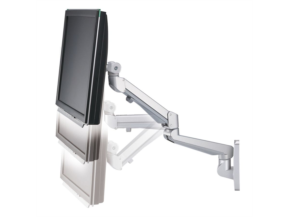 ROLINE LCD-Arm Gasfeder, Wandmontage, Pivot, bis 32 Zoll, bis 8 kg
