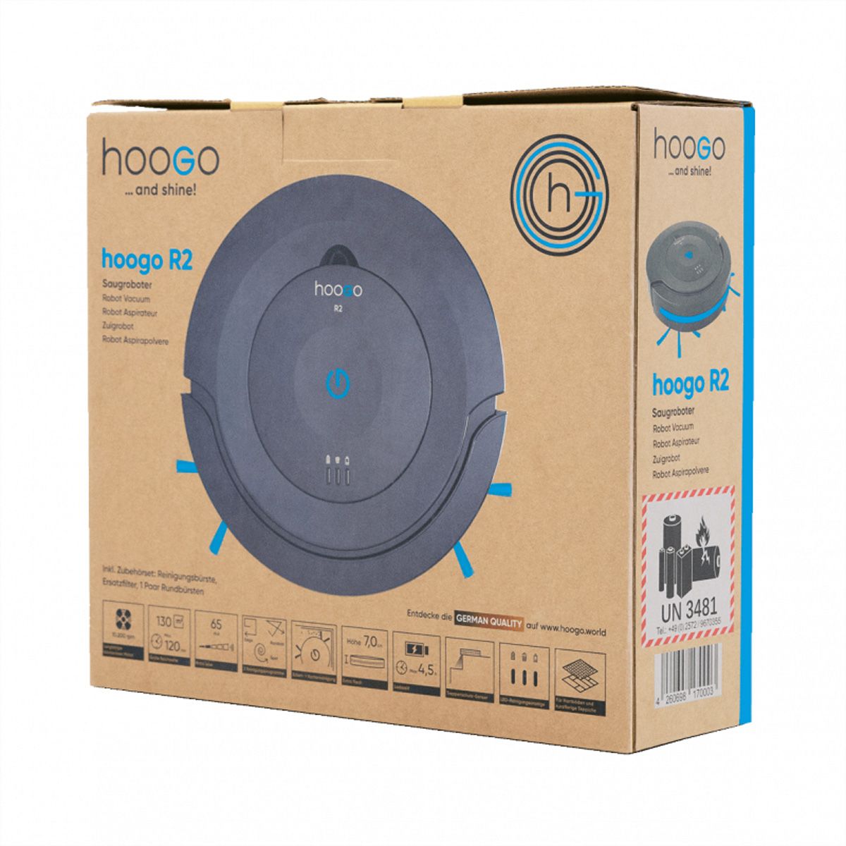 Hoogo Robot aspirateur R2