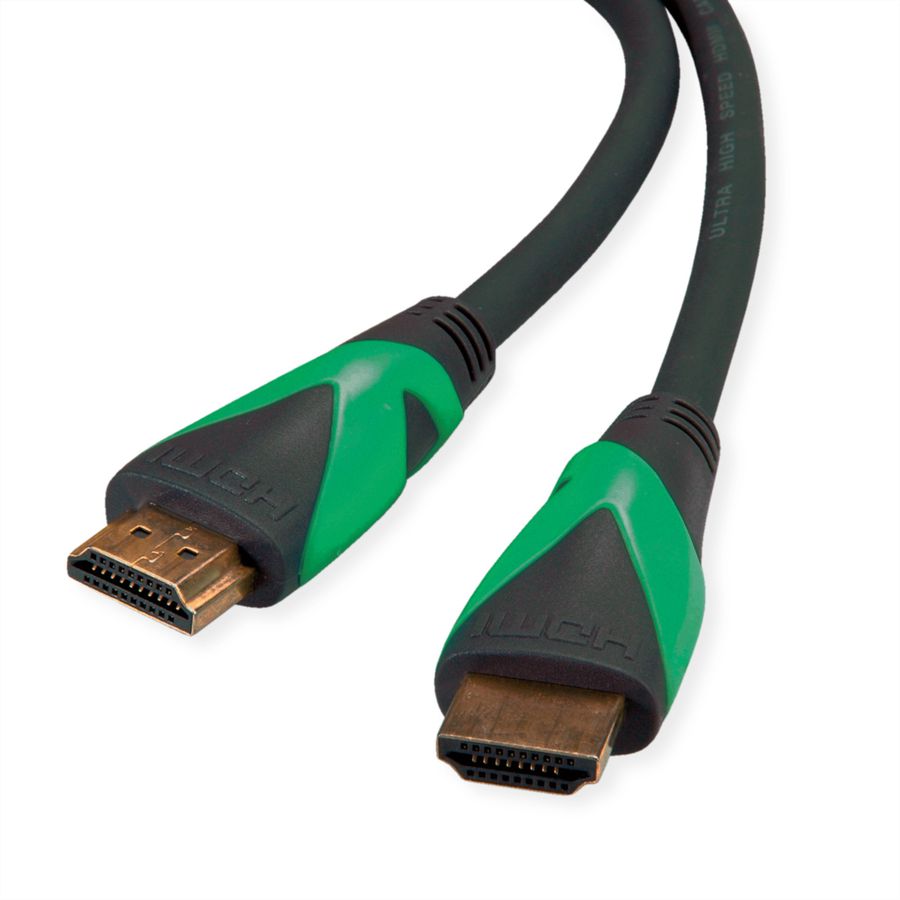 ROLINE GREEN ATC Câble HDMI avec Ethernet Ultra HD 8K, M/M, noir, 3 m