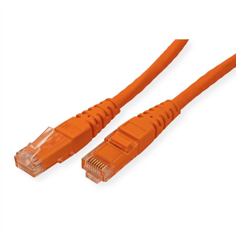 Cordon ROLINE Cat.6 (Classe E) UTP, orange, 2 m