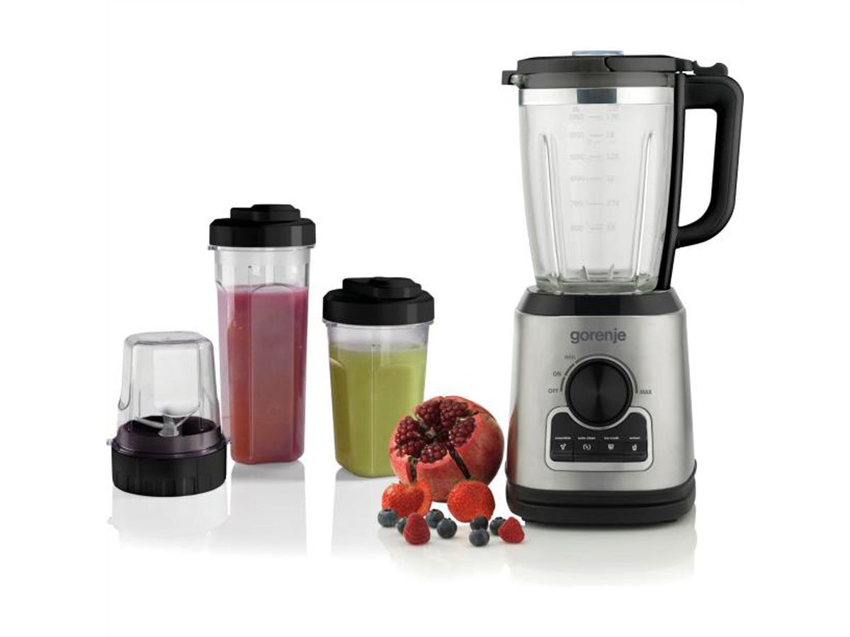 Gorenje Standmixer B1400BE, 1400W, 1,5L, schwarz/silber