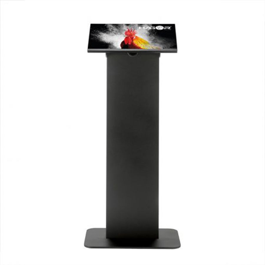Hagor vis-it Tilt Floormount 22 - 43 Black, Indoorstele zur Bodenmontage mit stufenloser Neigungseinstellung, schwarz