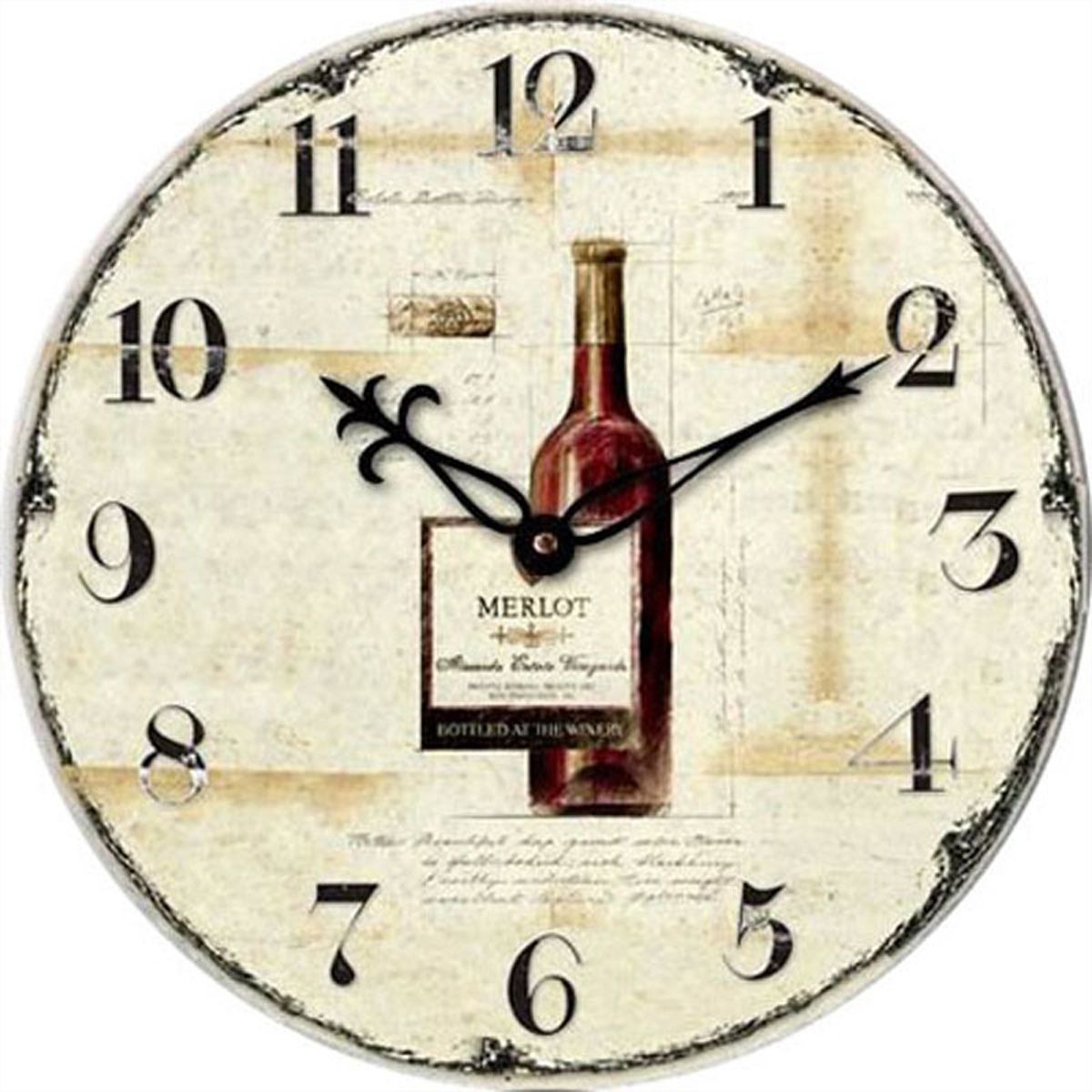 TechnoLine Wanduhr WT1012 MERLOT