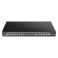 D-Link DGS-1250-52XMP Gigabit Switch PoE 52-Port Smart Managed PoE+ 4x 10G