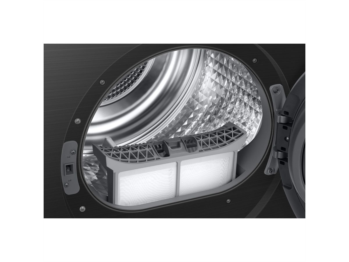 Samsung Wäschetrockner DV6000, 9kg, A, AI Dry+, schwarz