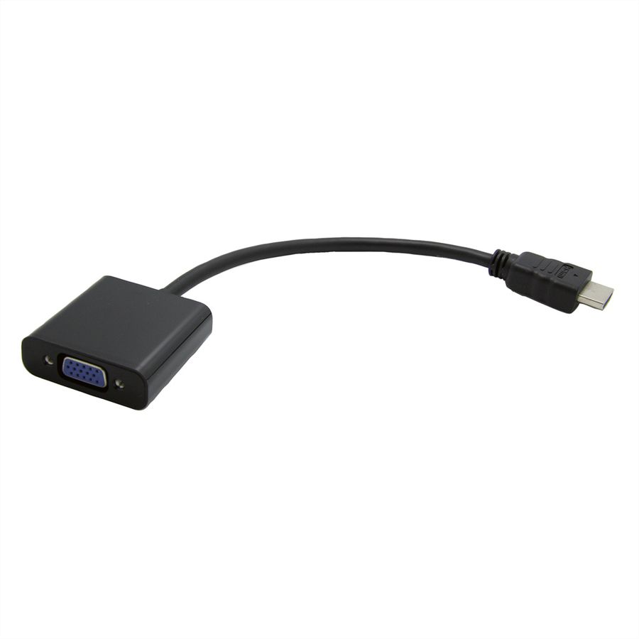 VALUE Câble adaptateur HDMI-VGA, HDMI M-VGA F