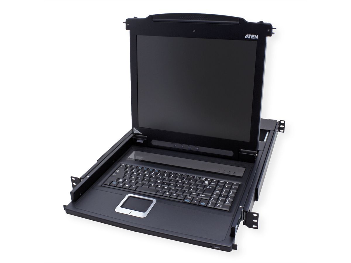 ATEN CL1000M Console KVM, LCD 43cm, VGA, PS/2, IT-Layout