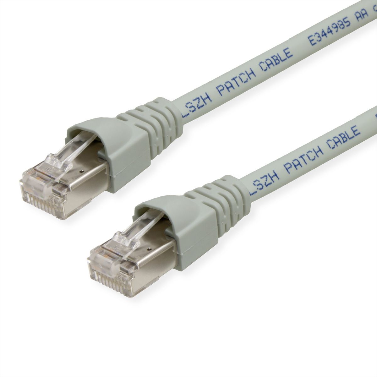 TELEGÄRTNER Cordon S/FTP, Cat.6A, LSOH, gris, 1,5 m