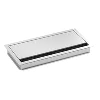 BACHMANN LOOP SQUARE Passe-câbles, argent