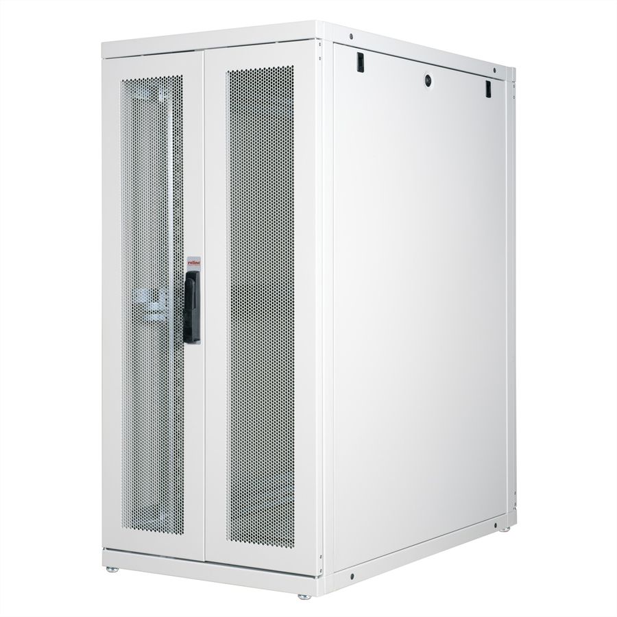 ROLINE 19-Zoll Serverschrank Pro 26 HE, 600x1000 BxT grau Plexiglas