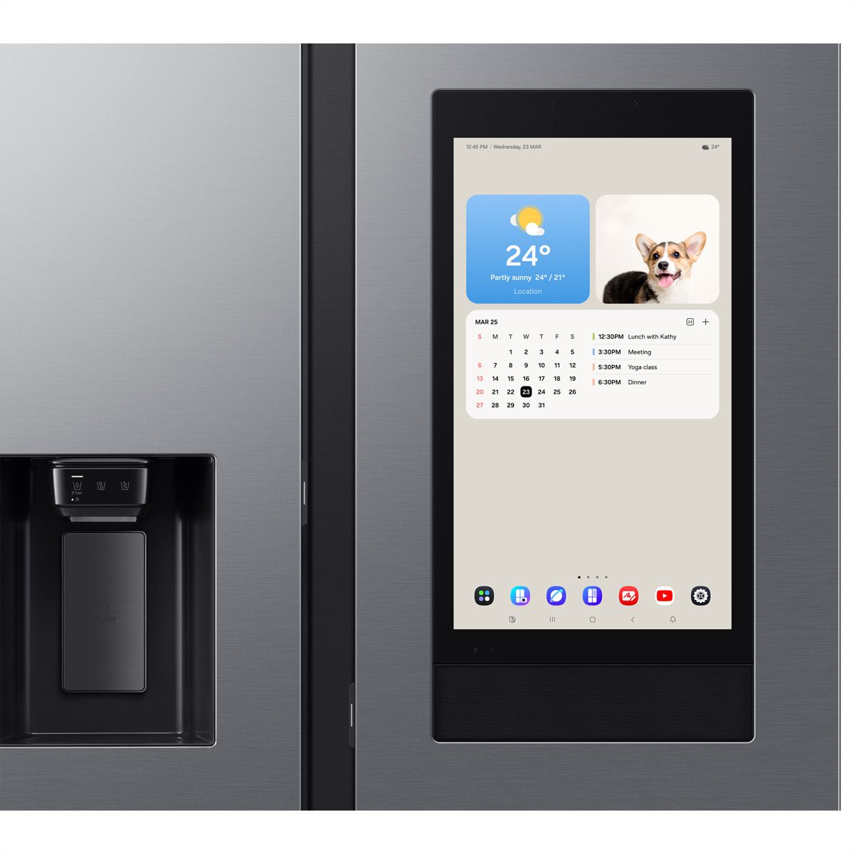 Samsung Food Center RS5000 FC, 614L, E-Grade, Wi-Fi, Aspect acier inoxydable