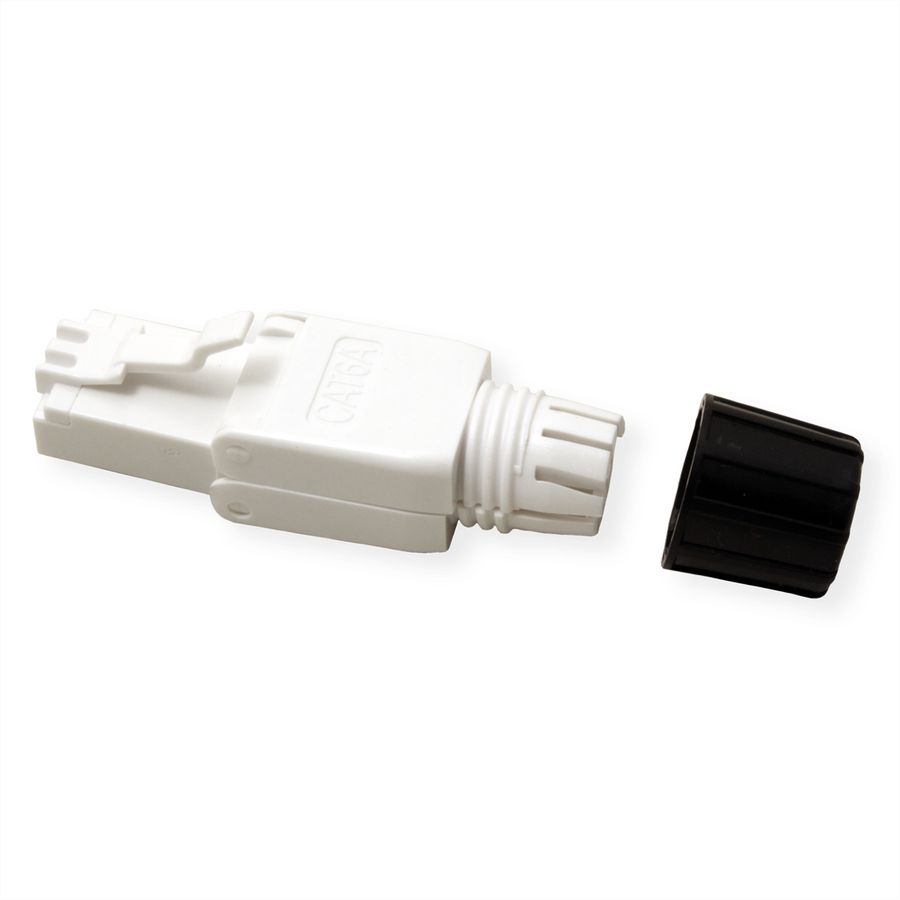 ROLINE Connecteur RJ-45 à confectionner Cat.6A (Classe EA), UTP, blanc