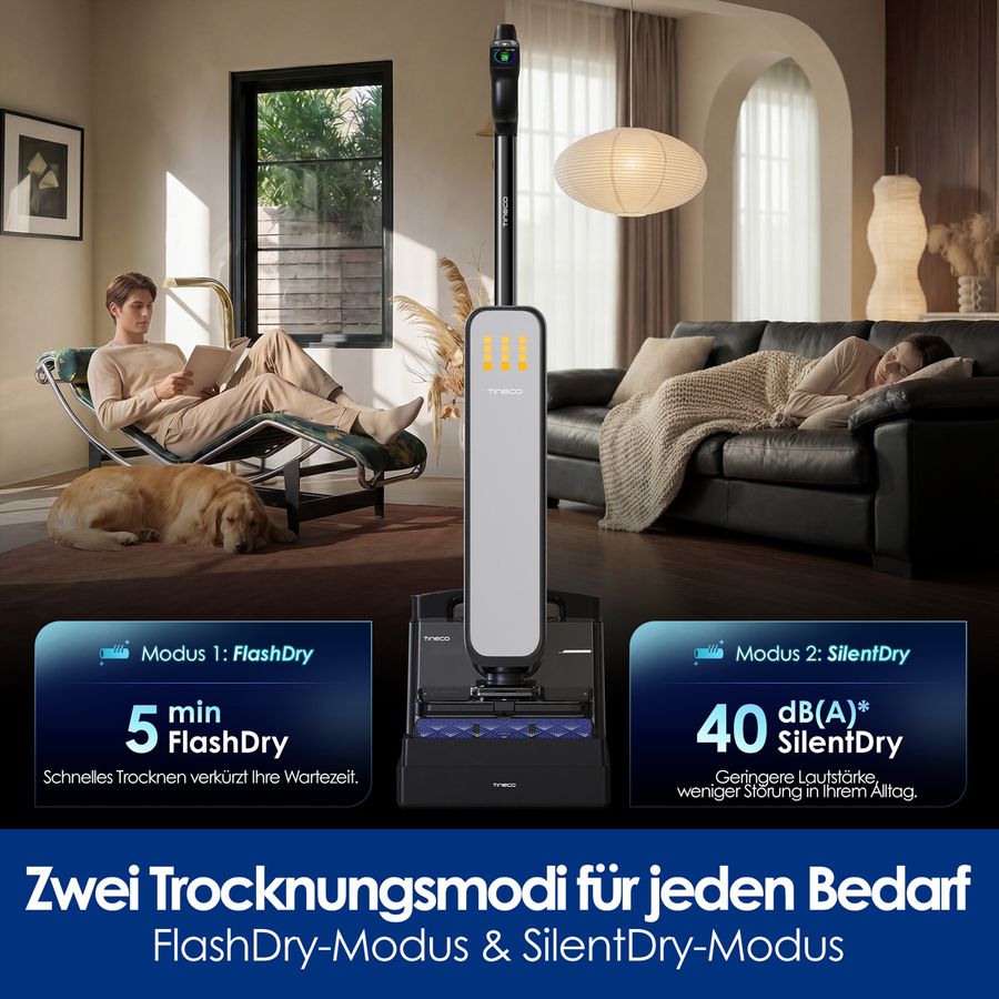 Tineco FLOOR ONE Station S9 Scientist, Aspirateur laveur