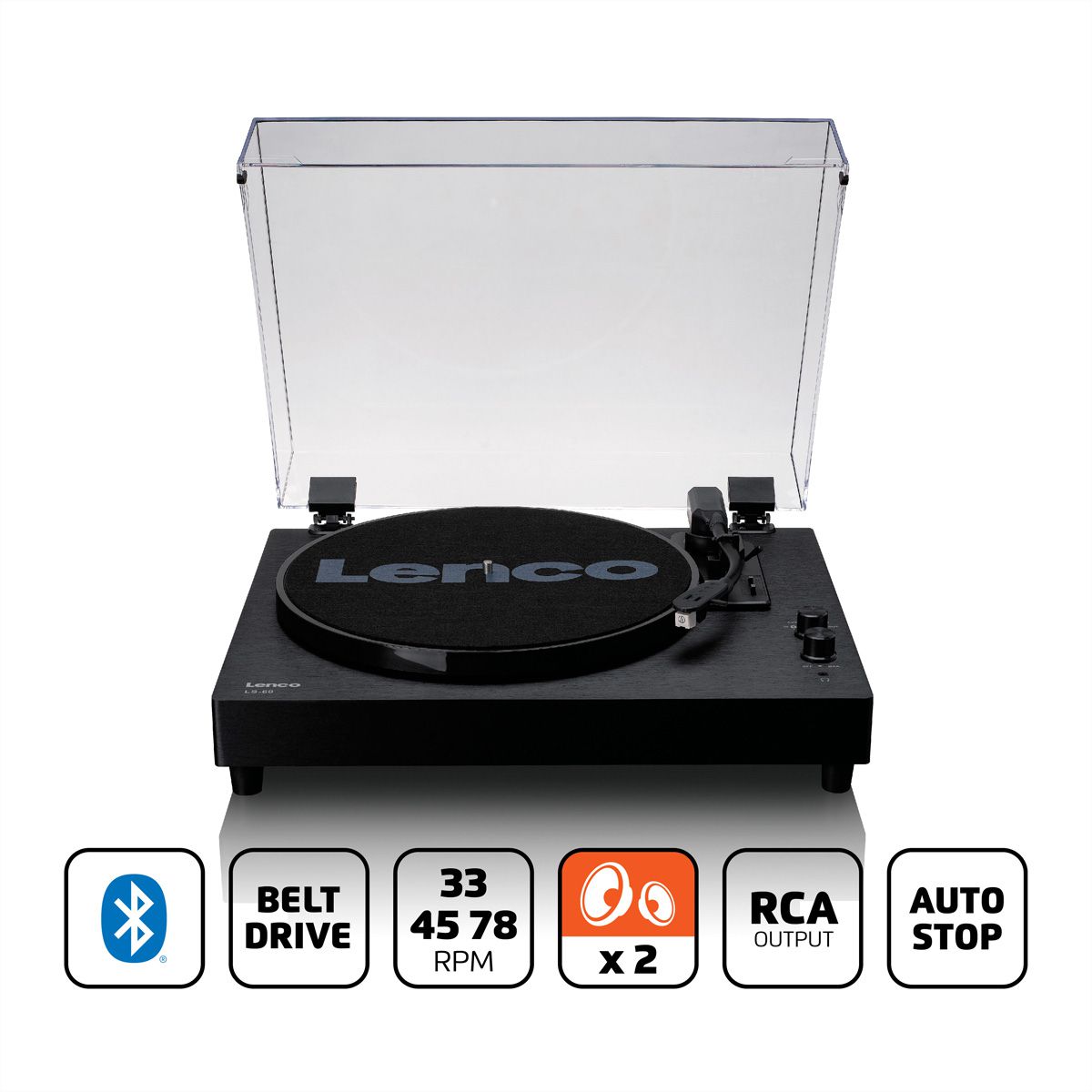 Lenco Platine vinyle LS-60BK