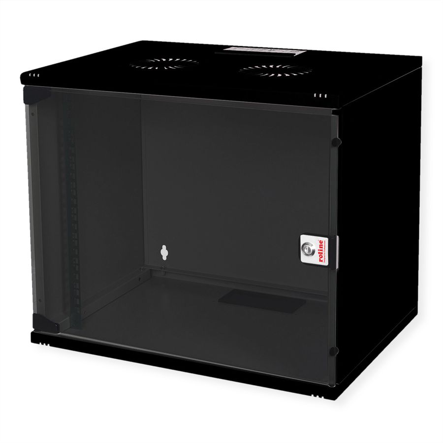 ROLINE 19-Zoll Wandgehäuse Basic 7 HE, 540x400 BxT Bausatz schwarz