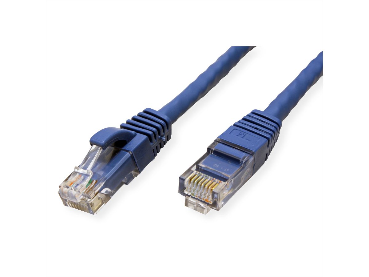 Cordon VALUE Cat.6A (Classe EA) / 10 Gigabit UTP, bleu, 2 m