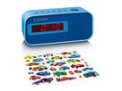 Lenco Radiowecker CR-205 blau, LED-Display, Weckfunktion, Sleeptimer