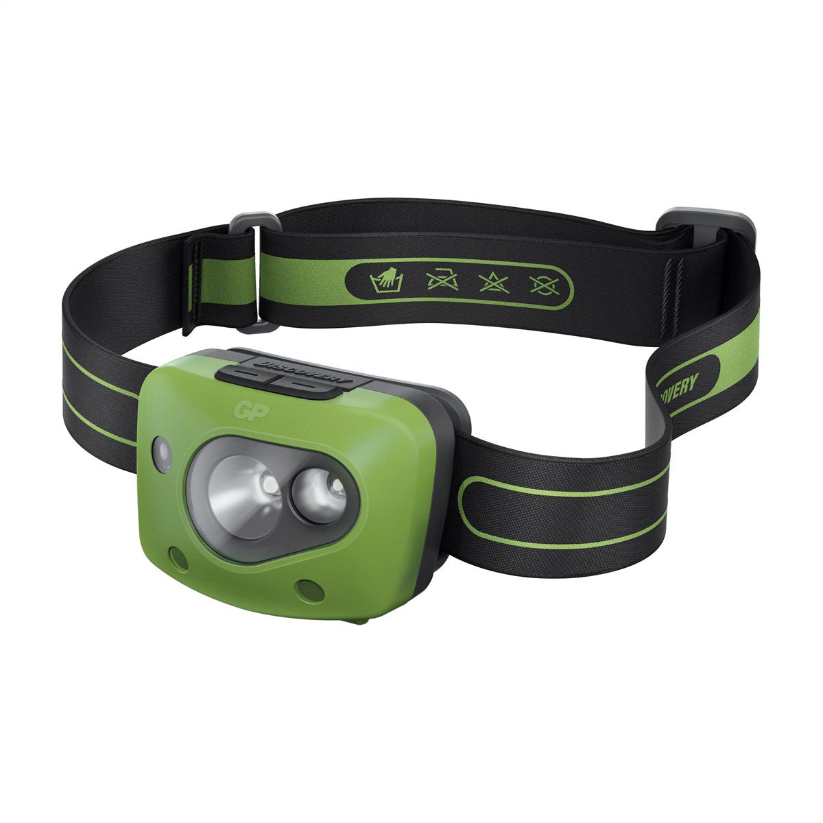 GP Discovery Torche frontal CH43, 150 lm, 45 portée, 36 Std, IPX4