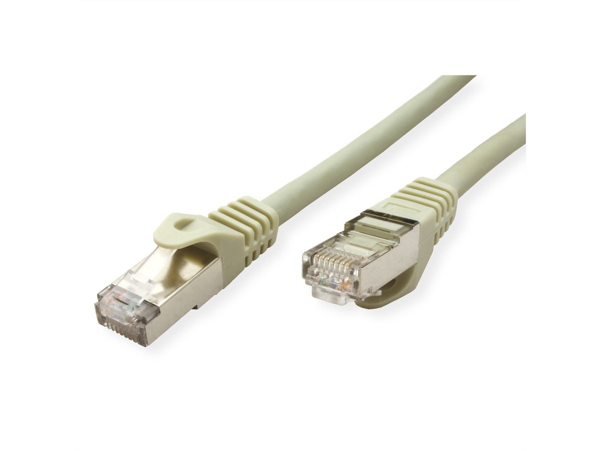 Cordon VALUE Cat.6A (Classe EA) S/FTP (PiMF) solide LSOH, gris, 20 m