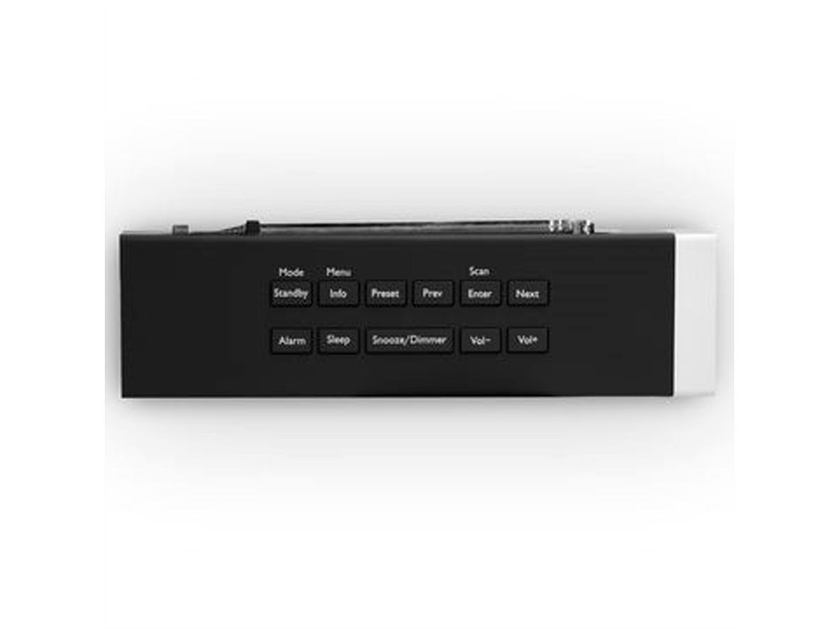 Lenco DAB+/FM CR-630BK, Écran LCD