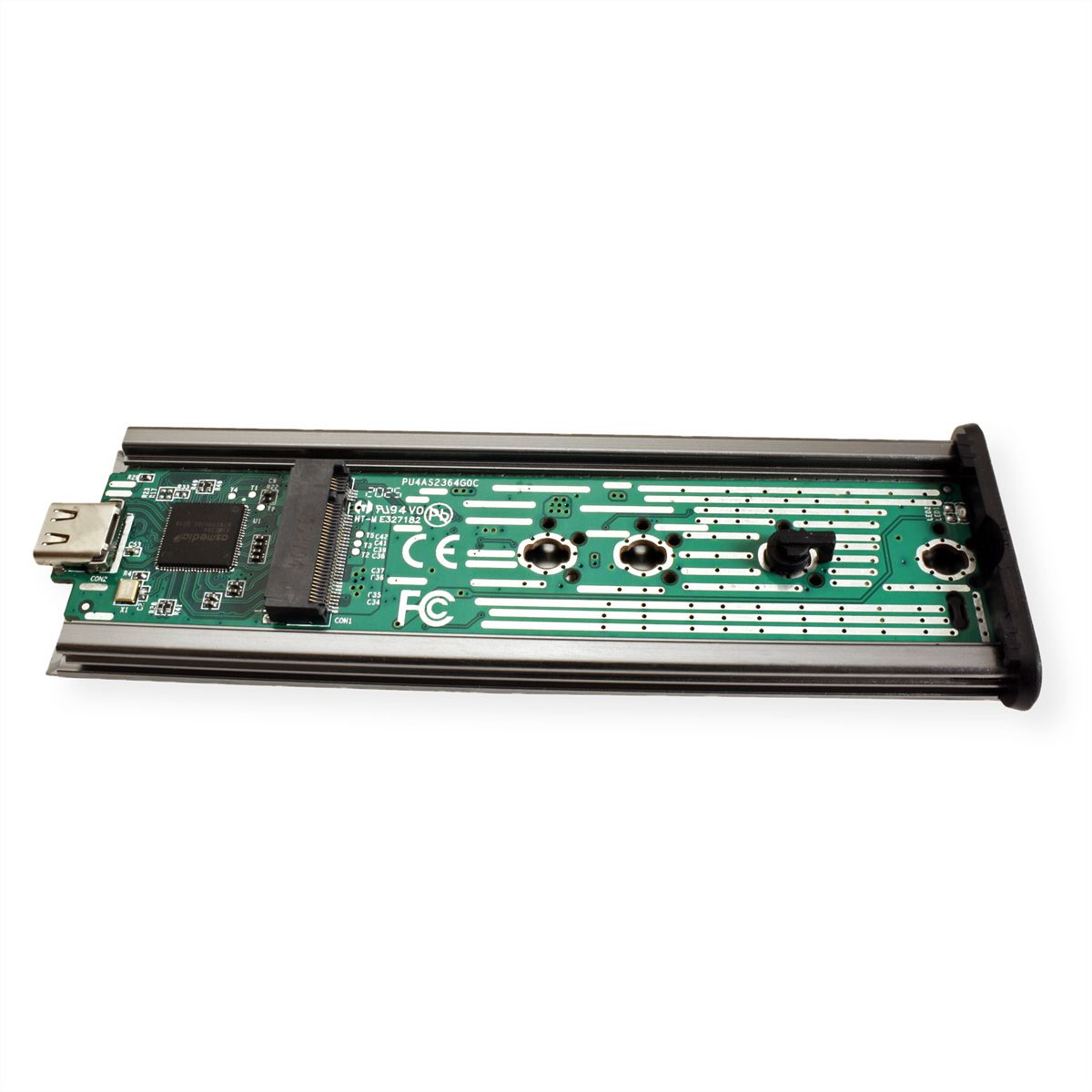 ROLINE Externes SSD-Gehäuse, M.2, NVMe zu USB 3.2 Gen 2x2 Typ C