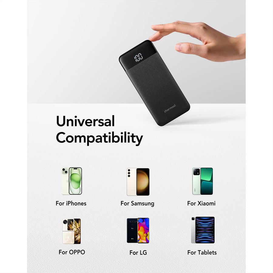 CHARMAST Powerbank W1056 10000mah black
