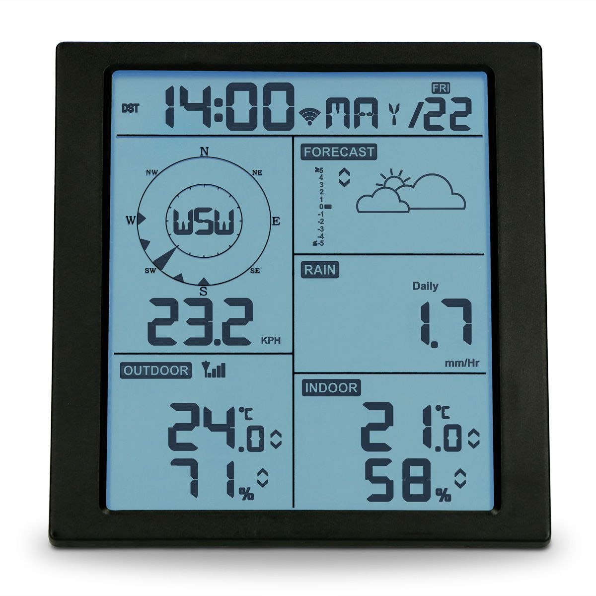 Alecto Station météo WS5200 6 en 1 WIFI avec application