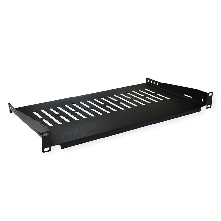 VALUE Etagère 19", 485 x 250mm, max. 10kg, noir