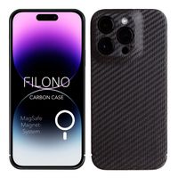 Filono Carbon Case iPhone 14 Pro, MagSafe Kompatibel