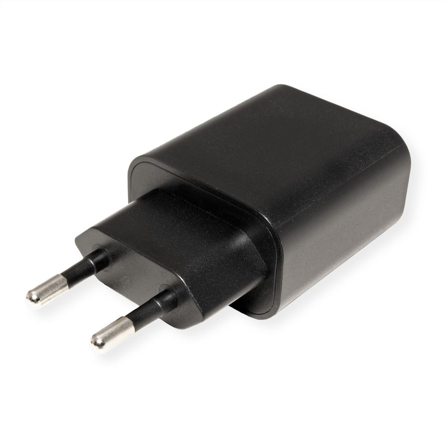 VALUE USB Charger mit Euro-Stecker, 1 Port Typ-C (PD), 25W