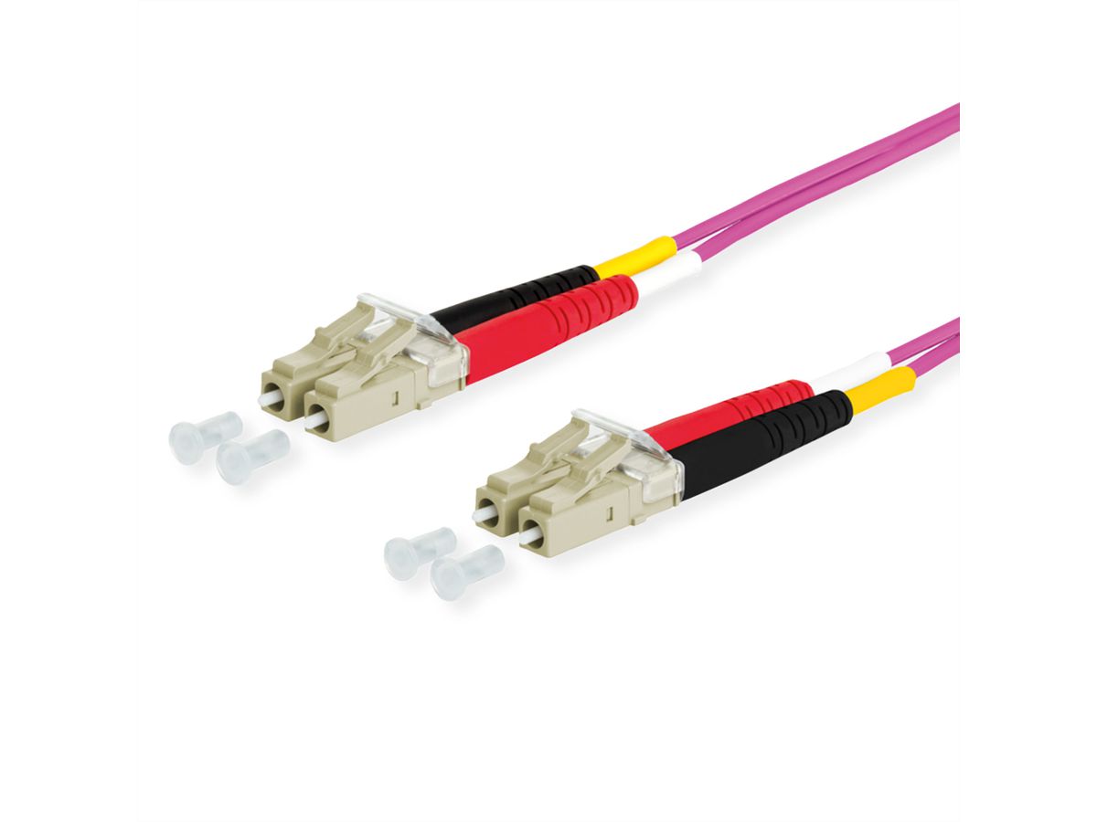 METZ CONNECT OpDAT Patchkabel LC-D/LC-D OM4, 5 m