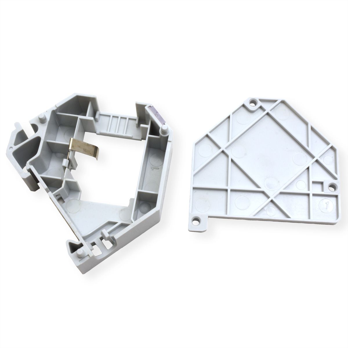 ROLINE Adaptateur de rail DIN pour module Keystone SLIM, non équipé