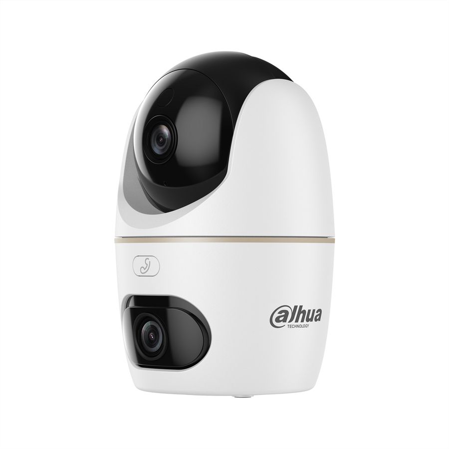 DAHUA DH-IPC-H5DP-5F-0360B-EUR Caméra PT d'intérieur 2x 5 MP, 86°, IR-LED 30m, WiFi