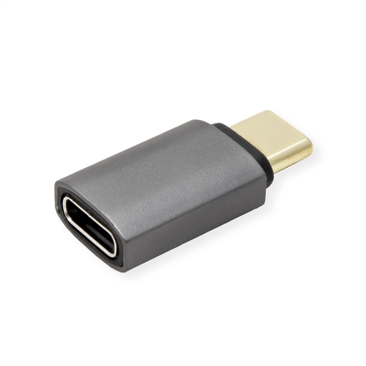 ROLINE Adaptateur USB4 Gen 3x2, Aluminium, Type C, M/F, argent