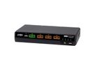 ATEN CS1184DPH4C 4-Port USB 5K DP/HDMI, Single Display Universal Secure KVM Switch mit Cardreader